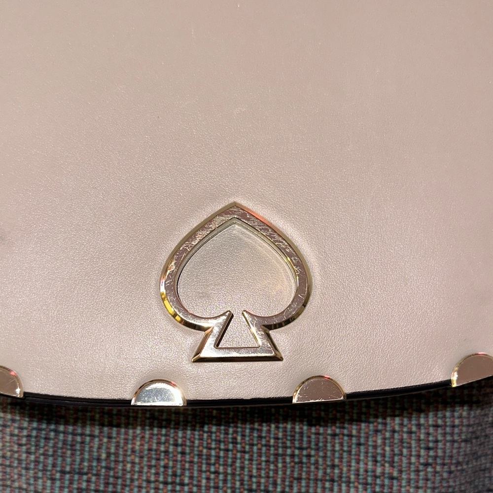Kate Spade Beige Crossbody Bag with Gold Accents - Picture 4 of 4